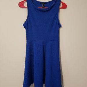Forever 21 blue mini dress, open back